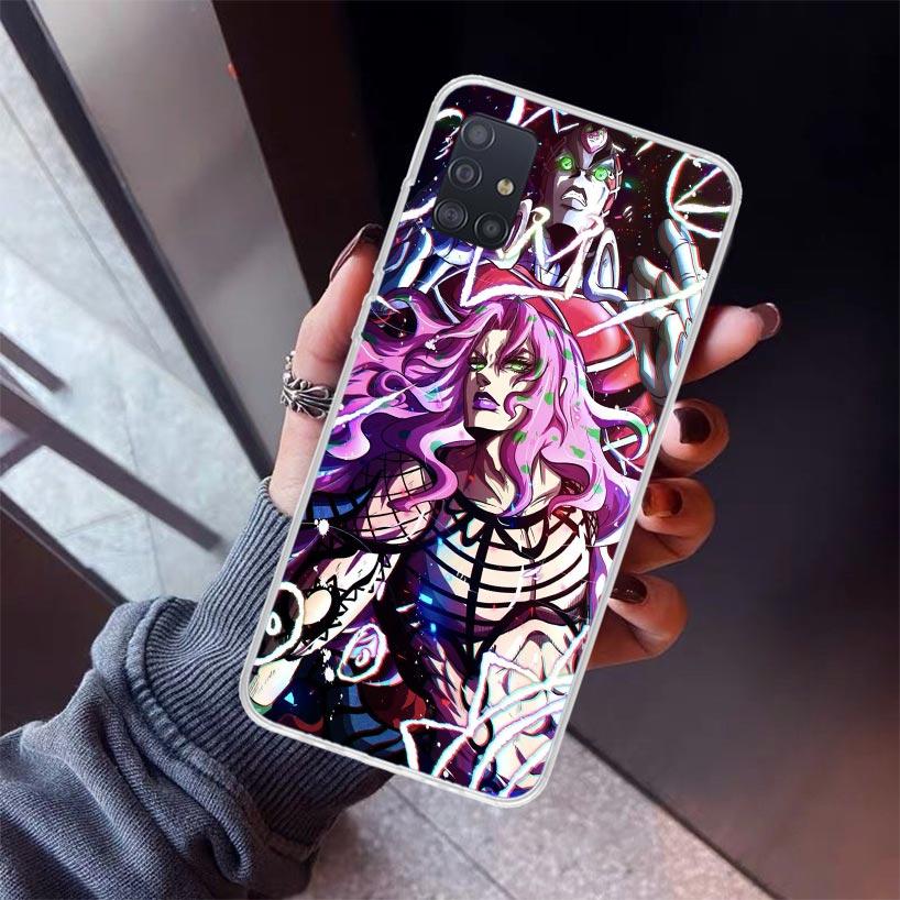 

JoJo s Bizarre Adventure Hot Anime Phone Case For Samsung Galaxy A52 A51 A50S A32 A22 A12 A02S A72 A71 A31 A70 A30S Note 20 Ultr Samsung S10