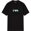 Round Neck Letter Logo Short Sleeve T-Shirt Men Tops EM005233-AF13715-UC001