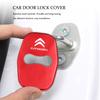 4 Pièces Cache-Serrure de Porte de Voiture en Métal Cache-Boucle de Protection Autocollant Pour Citroen Celysee C6 C3 C5 C1 Aircross Picasso Cactus Berlingo