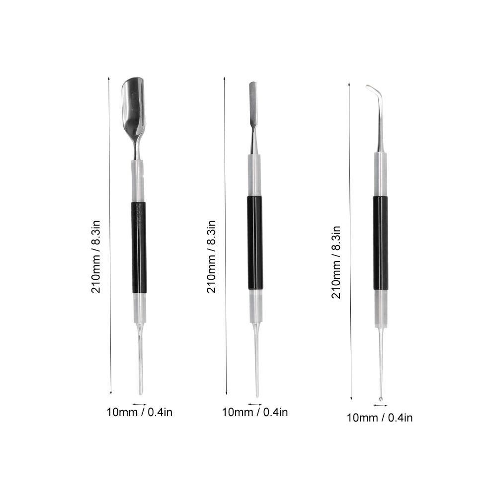 3PCS Set Stainless Steel Latte Art Needle Spoon & Lance Espresso Latte Tools Latte Art