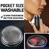 2025 Green Portable USB Rechargeable Shaver Electric Razor Mens Shavers Black Mini Electric Shaver Wet and Dry
