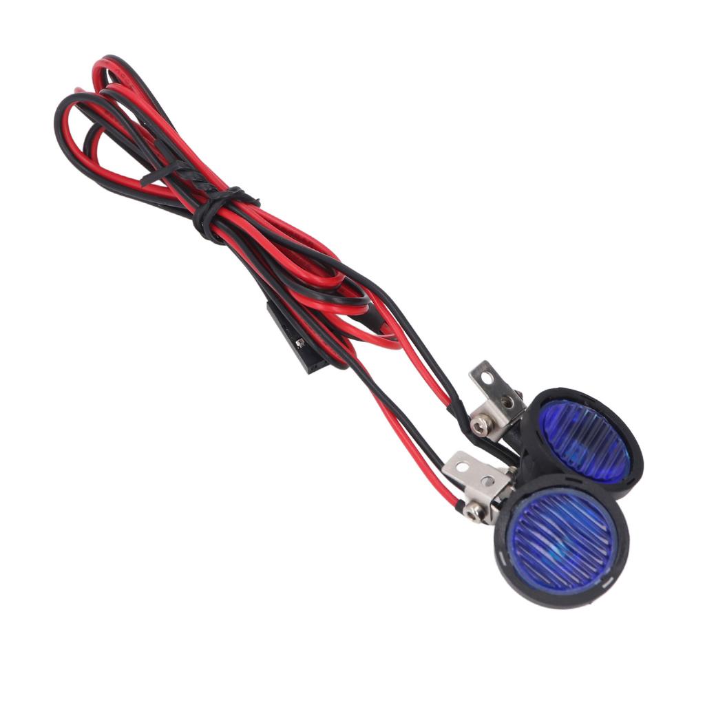 RC Car Front Spotlight for Axial for SCX10 90046 for Redcat 2 LEDs High Brightness RC Headlight for