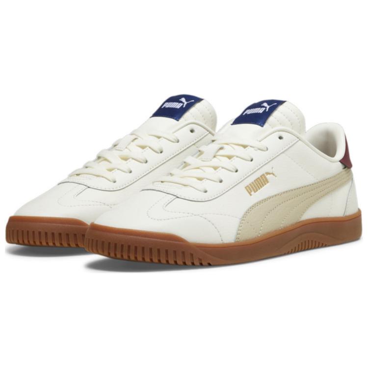 New PUMA Club 5v5 Low Top Casual Shoes Men's White Beige 389406-08