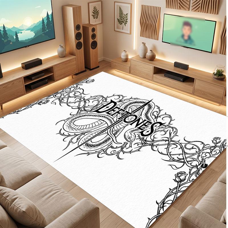 Deftones Rug Soft Thick Non Slip Floor Carpet for Bedroom Living Room Home Decor