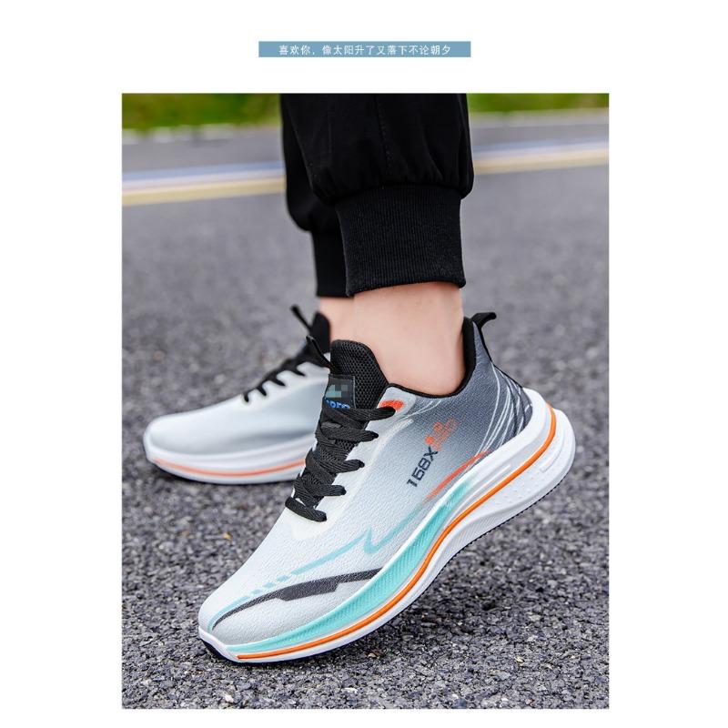Men S Large Size Low Top Breathable Mesh Soft Sole Lightweight Running Shoes