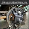 Universal Brake Drum Puller Tool 4 Hole Wheel Hub Puller Repair Tool Handheld for Motorcylce Accessories for Tricycle Motorbike