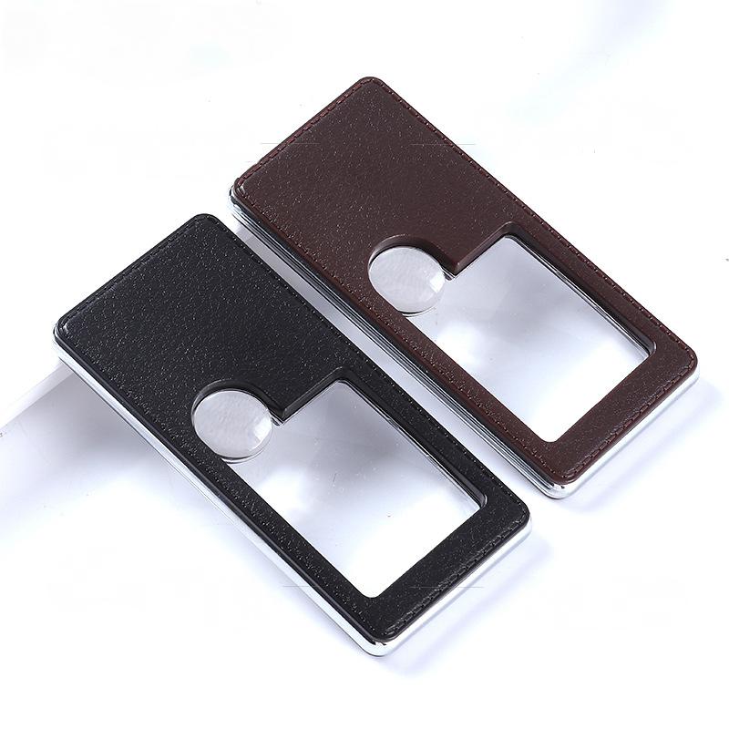 

Pocket Mini Magnifier 7X Portable Rectangular Optical Acrylic Lens Jewelers Eye Tool Jewelry Reading Magnifying Glass Loupe 7x