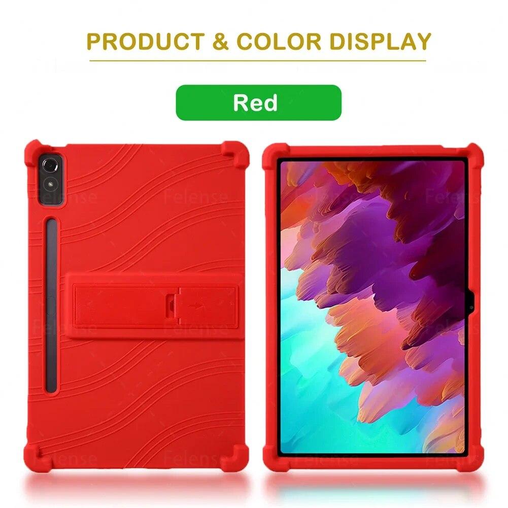 

Чехол для Lenovo Xiaoxin Pad Pro 12,7 2023 TB-370FU/371FC, силиконовый противоударный чехол для планшета с подставкой для Lenovo Tab P12 Fundas Xiaoxin Pad Pro 12.7