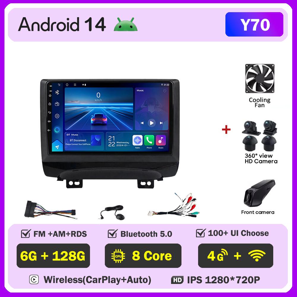 Android 14 Car Radio For JAC Refine S3 2013 -2016 Stereo Head Unit  Intelligent Car Systems Mirror Link Wifi Touch Screen Wifi