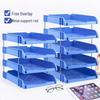 Plastic Multi-tier File Organizer Rack Set