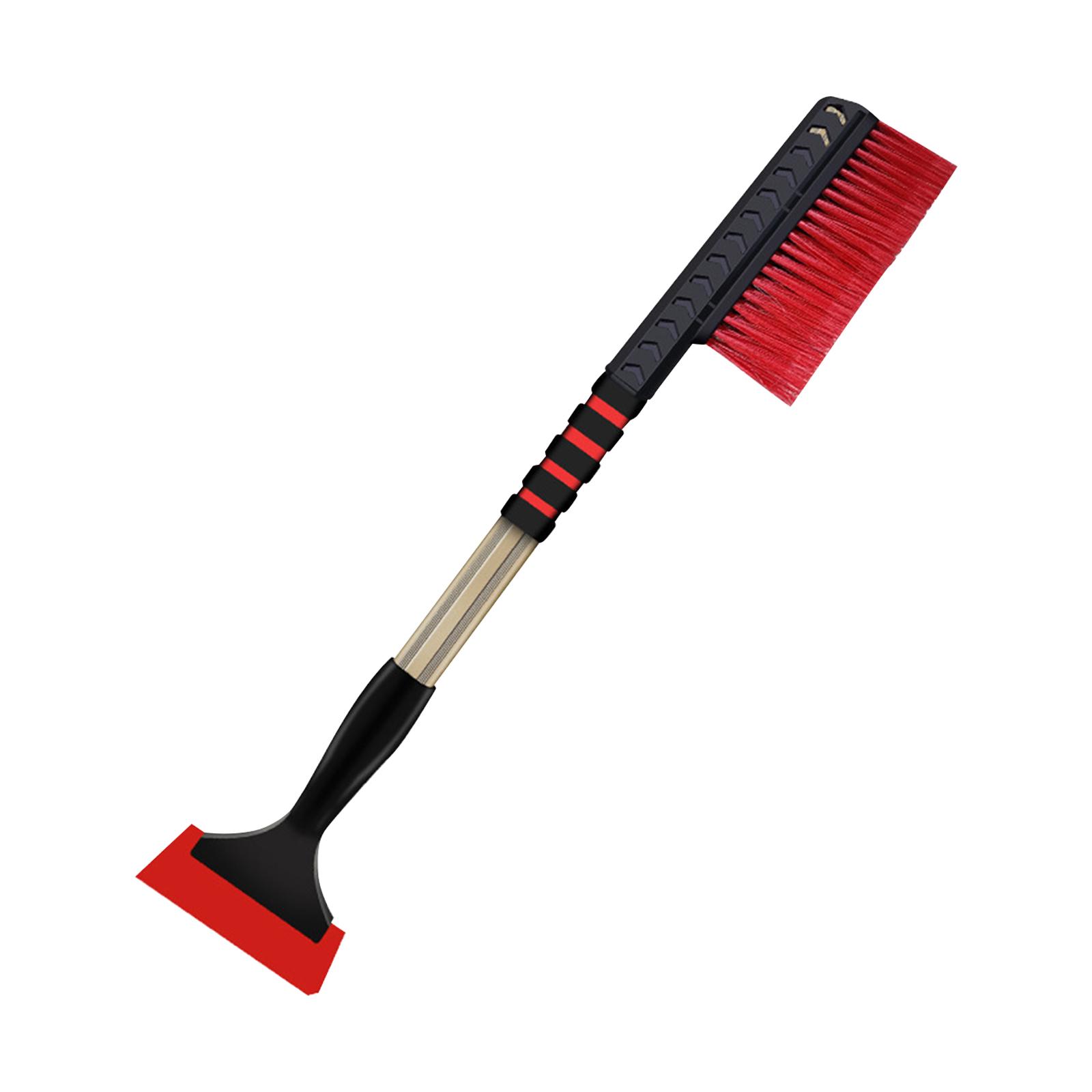 

Double Head Snow Plow Ice Wiper Telescopic Car Snow Brush EVA Sponge Handle Winter Car Snow Removal Accessories One Size