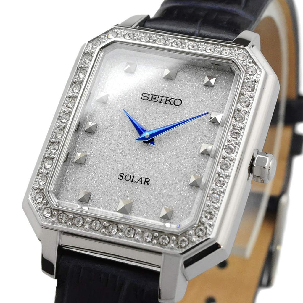 Seiko Overseas Solar [Seiko] Watch, Model, Quartz, Square, SUP429P1, Women's
