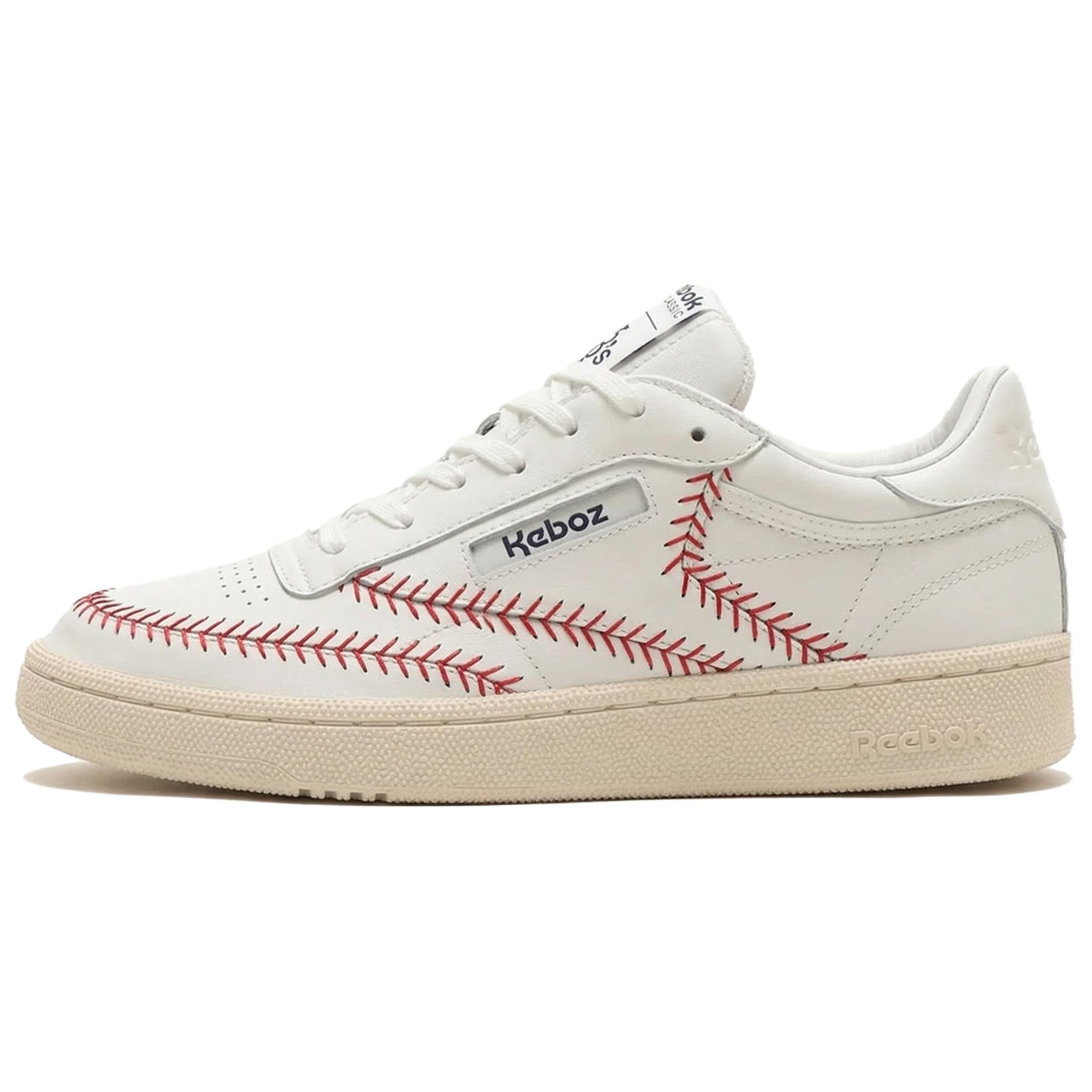 

Reebok X Atmos X Keboz 85 Comfortable Low-Top Skate Shoes Men sneaker White Red 2510000788672 42.5