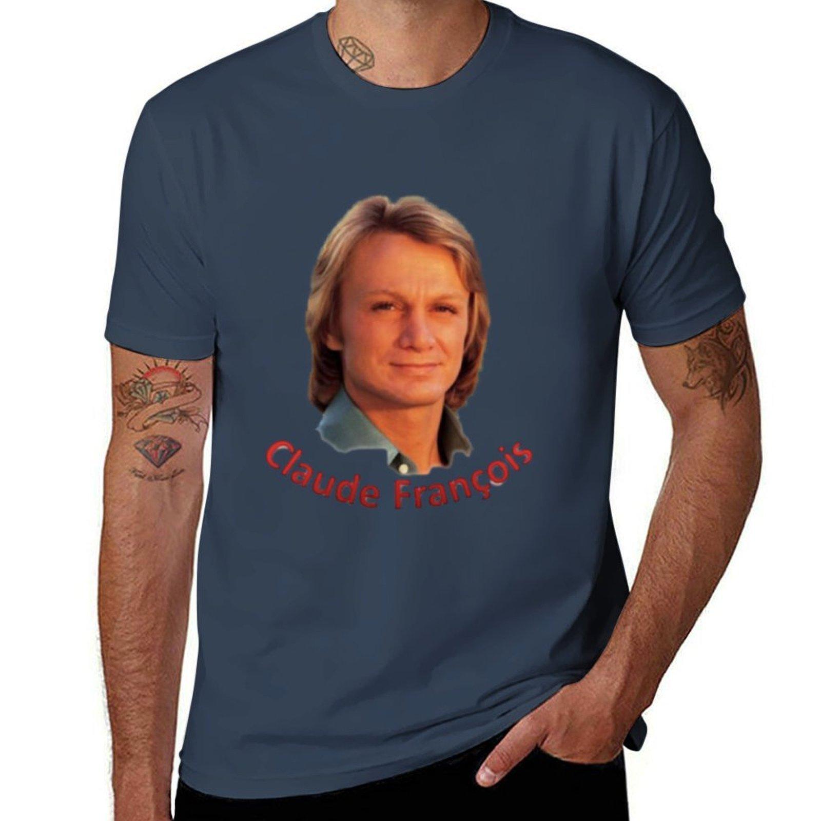 Claude Francois Tshirt Christmas Theme Tee Top S