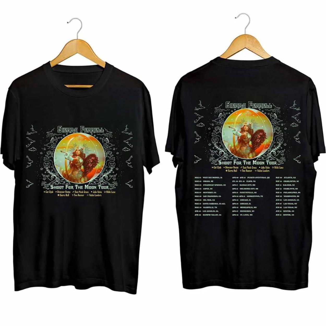 Sierra Ferrell Shoot For The Moon Tour Unisex T-Shirt Full Size AL470 M