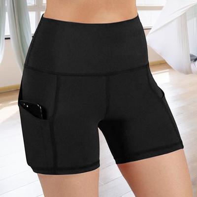 Short Pants Slim Fit Sweat-absorbent Plus Size High Waist Sport Shorts for Running
