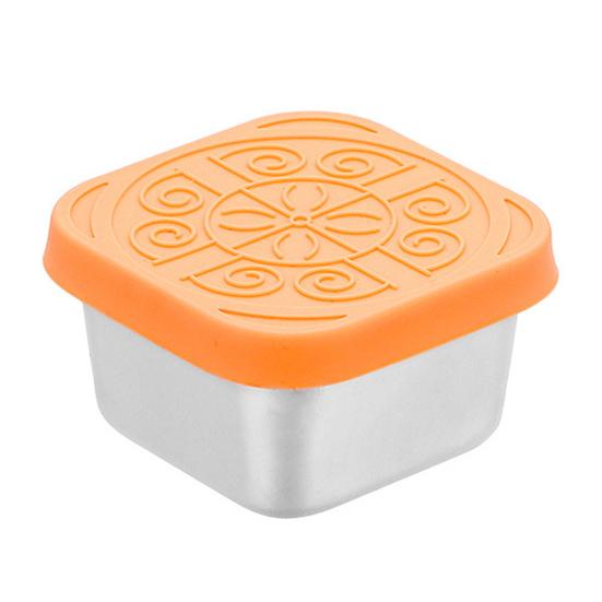 Stainless Steel Snack Box Leak Proof Food Container Sauce Cups with Silicone Lids 60ml Leak-Proof Condiment Bowls for Salad Dressing Ketchup Dipping 569₽