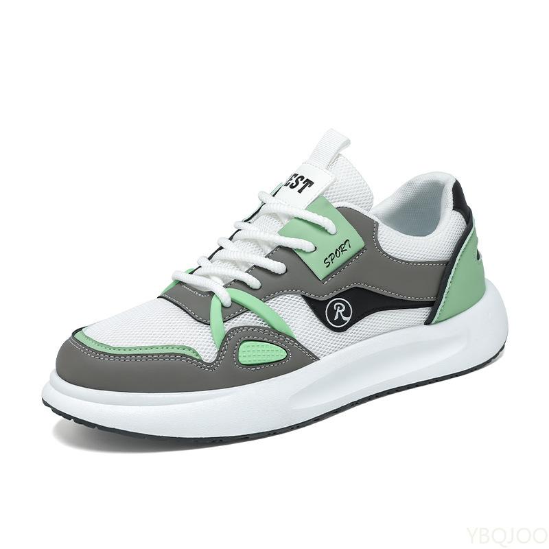 Fashion Men's New Winter Mesh Low Top Sports Shoes Versatile Thick Soled Casual Shoes Simple Comfortable Wear-resistant Trendy Shoes