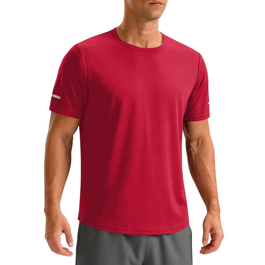 Men's Round Neck T-Shirt, Men's Outdoor Sports And Fitness Top