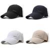 Trendy Black Baseball Cap Adjustable With Quick Dry Fabric For Active Lifestyle