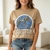 Vintage Rock Band PrintLed Tshir Zeppelin Band 1975 Tour Tee Casual and Comfortable Spring and Summer New Product Unisex