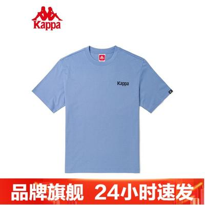Kappa Short Sleeve Men's and Women's Sports T-shirt Casual Round Neck Printed Half Sleeve Pattern Shirt