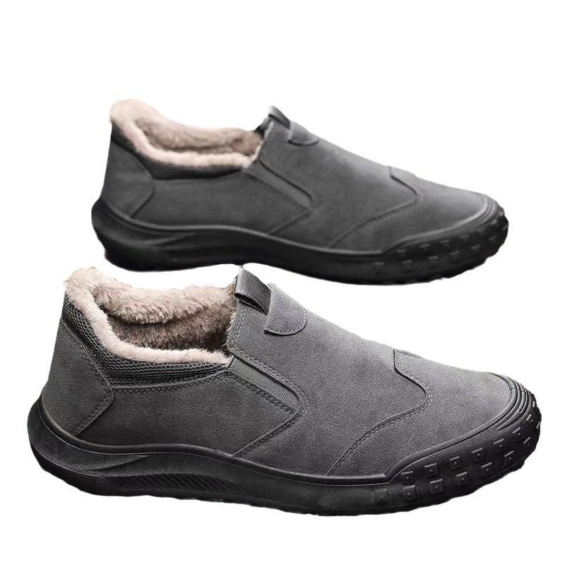 

2025 New Men s Cotton Shoes Winter Fashion Shoes Men s Snow Boots Plush Thickened Comfortable and Warm Walking Shoes Boots Men 39