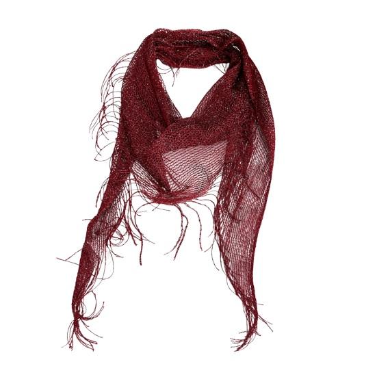 Hip Hop Headscarf Multi-Use Turban Triangle Scarf with Tassel Design Glossy