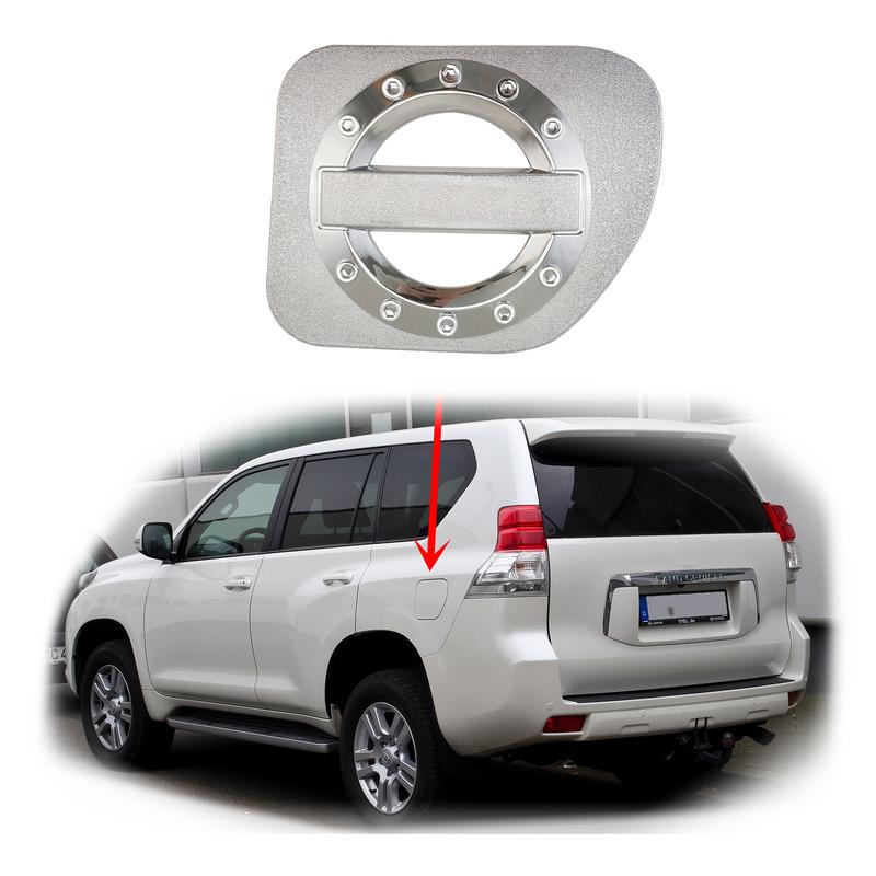 For Toyota Land Cruiser Prado FJ150 150 2010 2014 2015 17 New Chrome Modified Car Accessories Plated Tank Cover Trim Paste Style