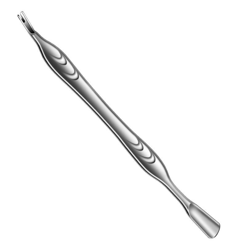 Professionelles Maniküre-Werkzeugset: Hornhautgabel & Messer, Nagelhautscheren, Stahlschieber