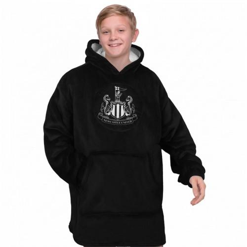 Newcastle United FC Childrens/Kids Oversized Blanket Hoodie