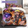 Naruto Pattern Bedding Quilt Set Quilt Cover Pillowcase Home Decoration Birthday Gift (1 * duvet cover + 2 * pillowcase, without core)