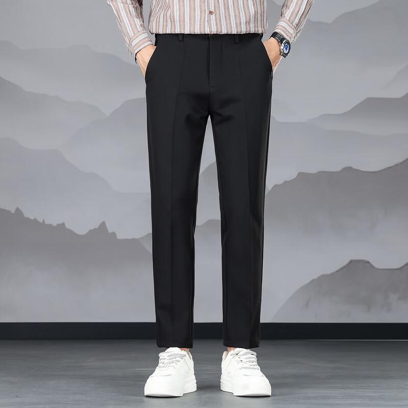 JEEP Men's Relaxed Fit Business Casual Straight-Leg Pants