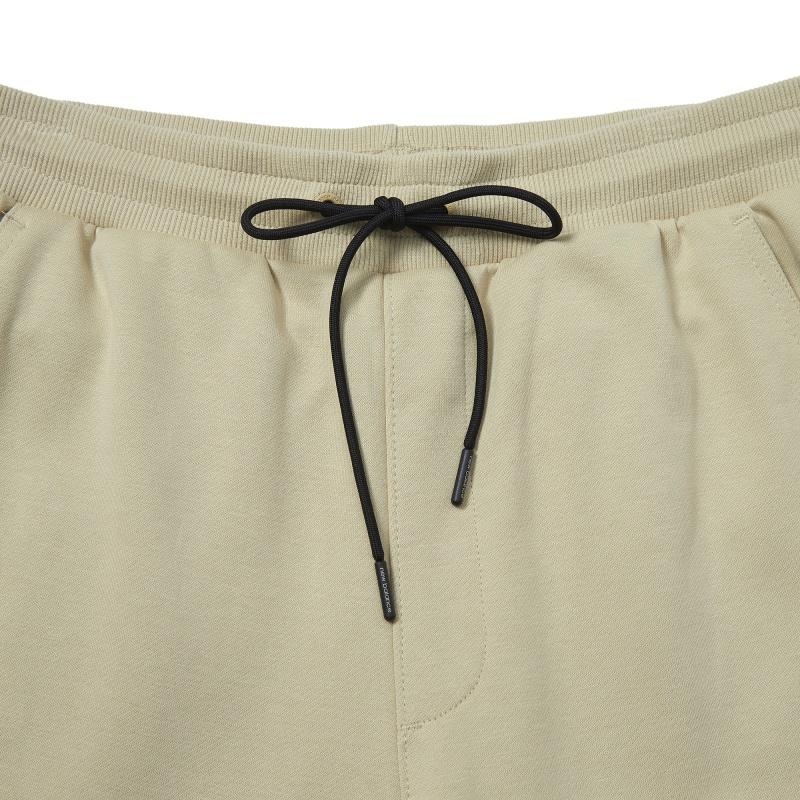 New Balance Logo Print Sweatpants Asia Sizing 'Beige Black' Men's AMP13356-BEI