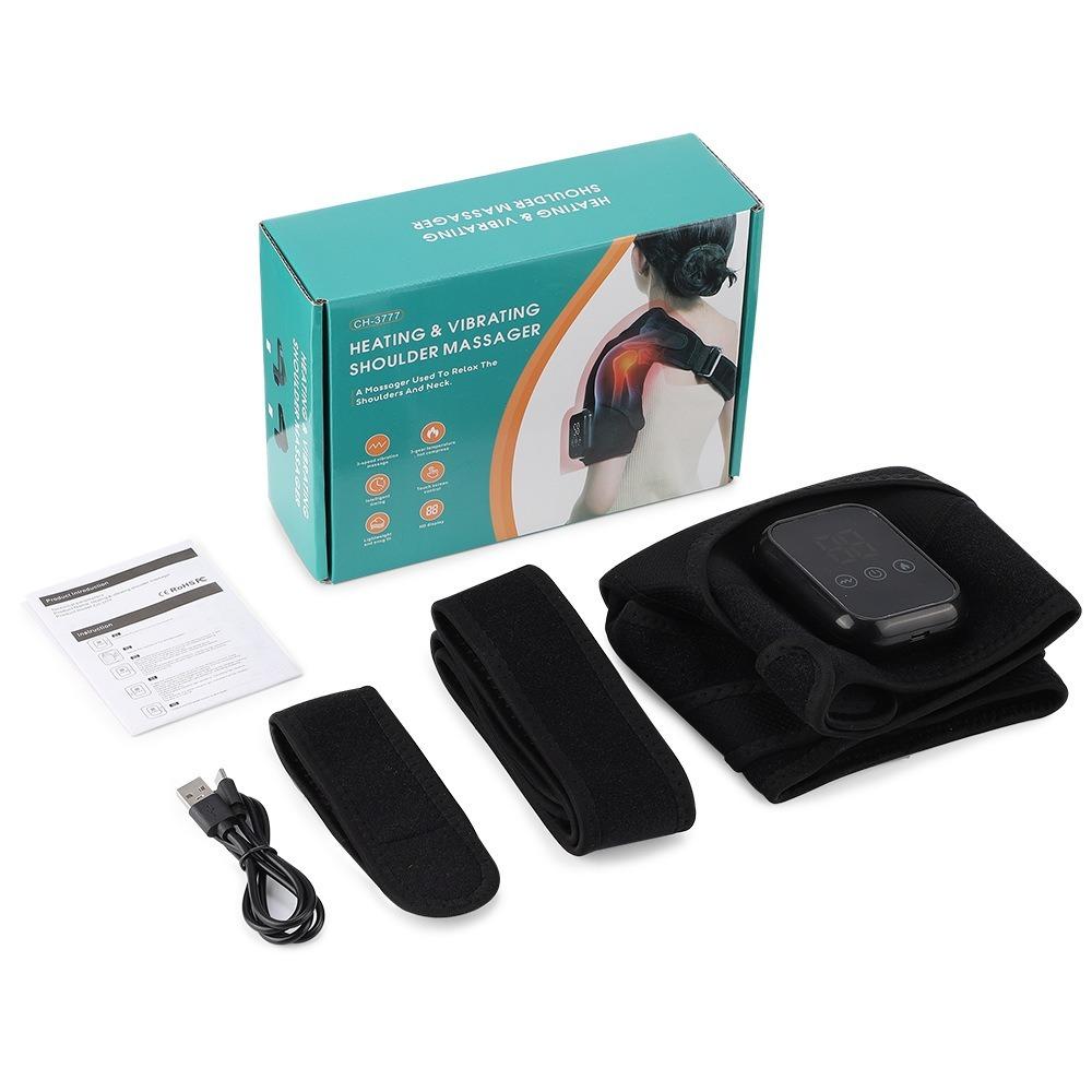 3 Massage Modes Electric Heating Massage Vibrator Function Adjustable Temperature Shoulder Massage Brace Support Belt