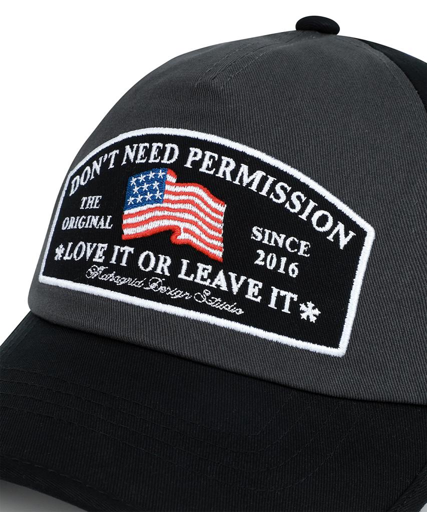 MAHAGRID Dnp Trucker Ball Cap Black(Mg2Gsmab36A)