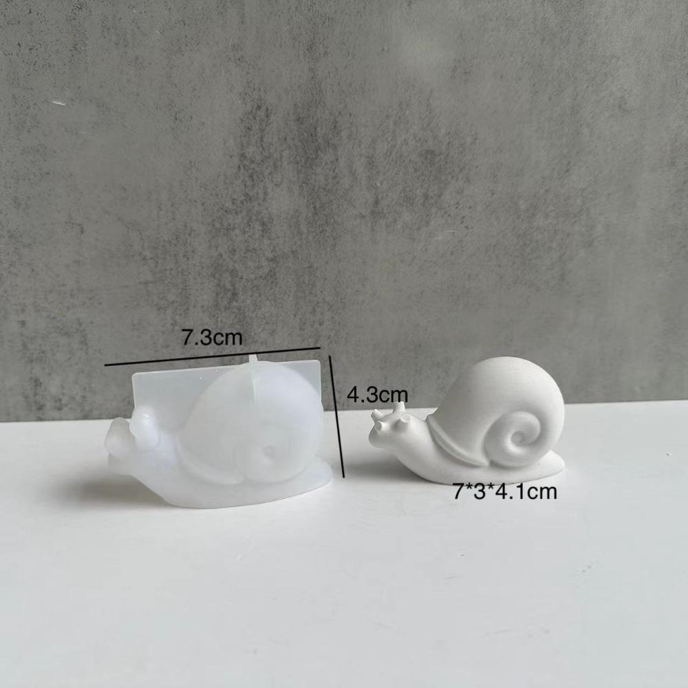 Silikonový materiál Šnečí silikonová forma Roztomilý šnek Velká velikost Zvířecí silikonová forma 3D zvířecí forma pro epoxidovou pryskyřici Domácí dekorace