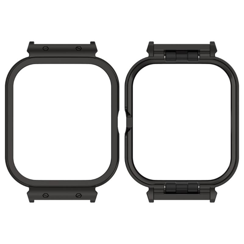 Smartwatch Cover Metal Case for IQOO Watch Scratchproof Housing 20mm Belt Connector Protector Case Frame Bumper Shell