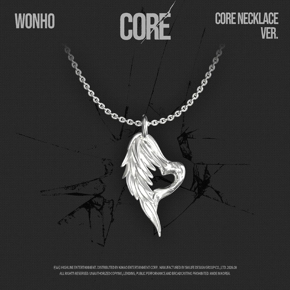 Предзаказ альбома WONHO CORE EP, версия CORE NECKLACE.
