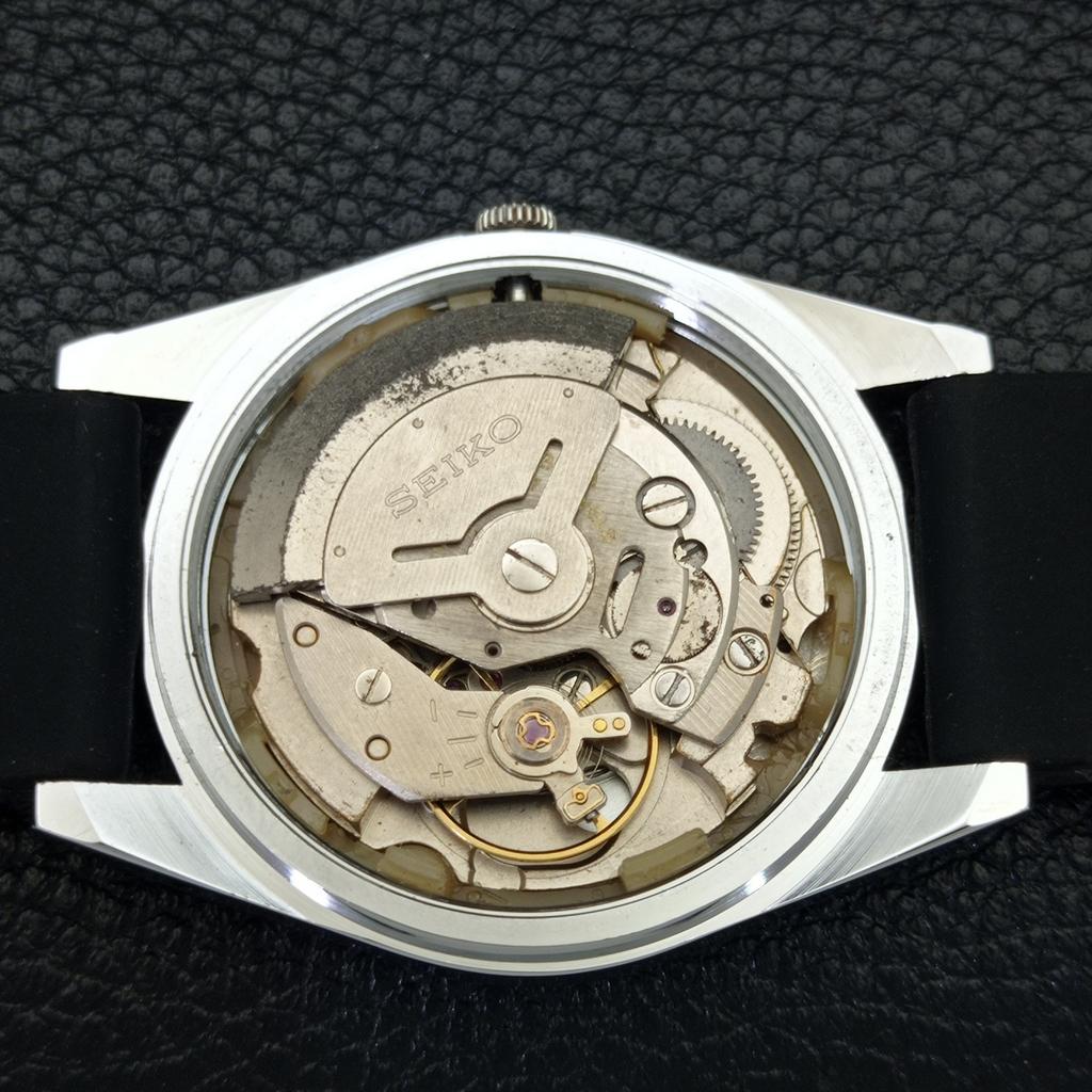 REFURBISHED SEIKO 5 AUTOMATIC MENS WATCH JAPAN MADE WHITE DIAL CUSTOM A440014-2 QV90-a440014