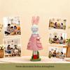 Seasonal Rabbit Sculpture Durable Resin Accessory Seasonal Home Ornament Ideal For Easter Gathering And Display