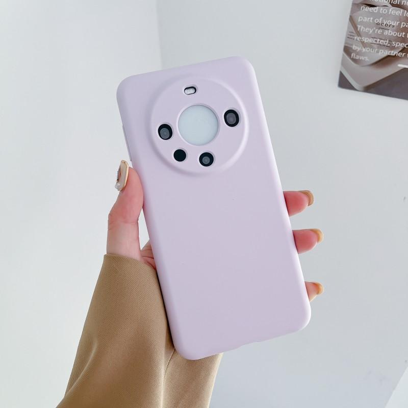 Liquid Silicone Phone Case Mate 60 Pro Full Coverage Pure Color Soft Touch Protective Cover