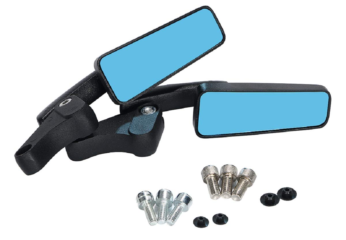 

Low-position Baren Mirror, Square, Machined Aluminum, for Cygnus, Cygnus X, Address Stealth, Blue Mirror, Baren Mirror, Motorcycle Custom Parts