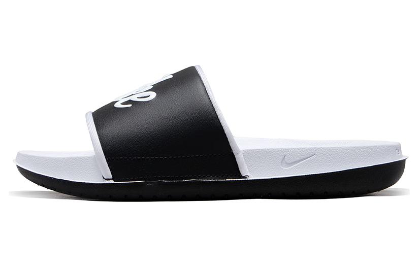 Nike Offcourt Slides  White Black Mismatched  Women s FQ7646-100 35.5
