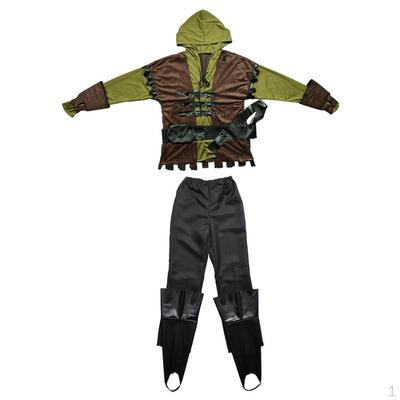 Rochie de Petrecere Costum Medieval Arcaș Pădure S-XXL
