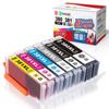 GPC Image BCI-381XL Canon Ink 380 381 Compatible Genuine 6 Color Set TS8330 TS8130 8230 8330 8430 High Capacity Type Remaining Level Display Function
