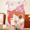 Game Y-Yo k-kai W-Watch Throw Flannel Throw Blanket, Lightweight Cozy, Durable Washable cute Cool