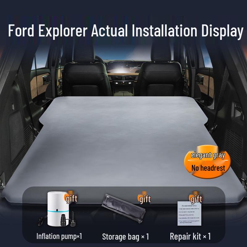 Надувной матрас для заднего сиденья Ford Explorer - багажник для кемпинга и автомобильных поездок Ford Explorer 2020-2023
