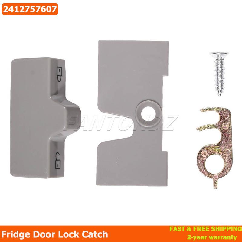 

For Dometic Fridge Door Lock Assembly Electrolux Fridge Door Catch Kit Grey 2412757607