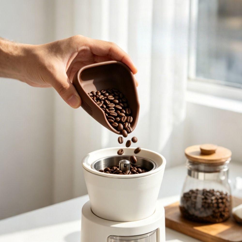 Non-Slip Base Silicone Dosing Cup Reusable Barista Weighing Plate For Espresso Machine
